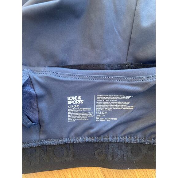 Love & Sports Stacey & Michelle Sports Bra Grey XXL 20 - Picture 5 of 6